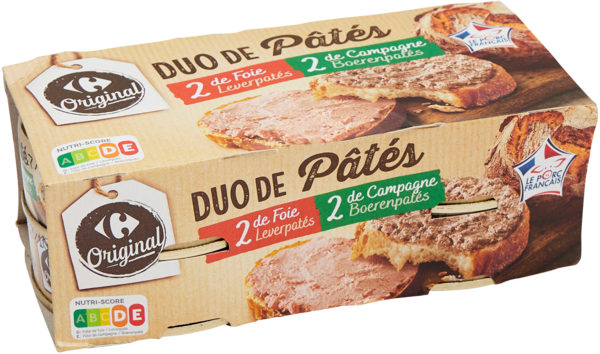 Duo de pâtés 3245411815110 CARREFOUR