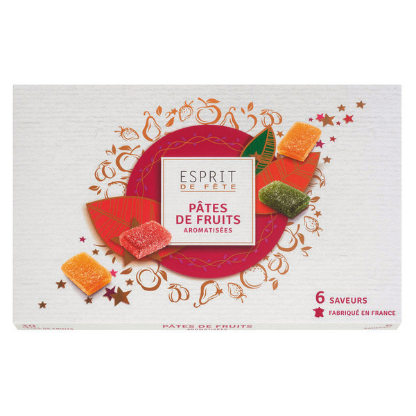 Pâtes de fruits aromatisées