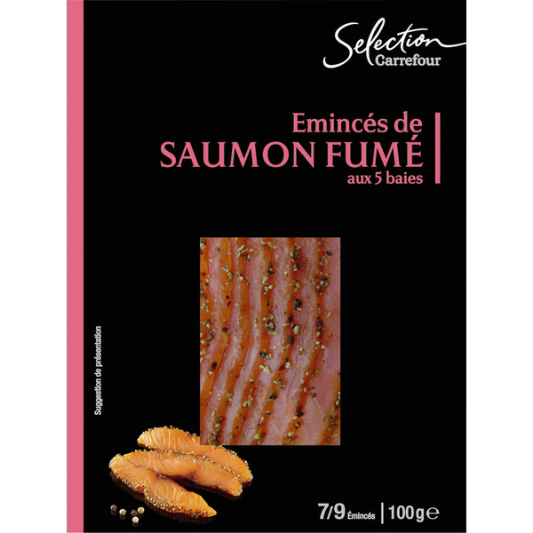 Émincés de Saumon fumé 