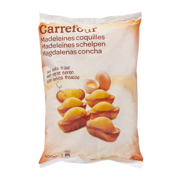 Madeleines coquilles nature