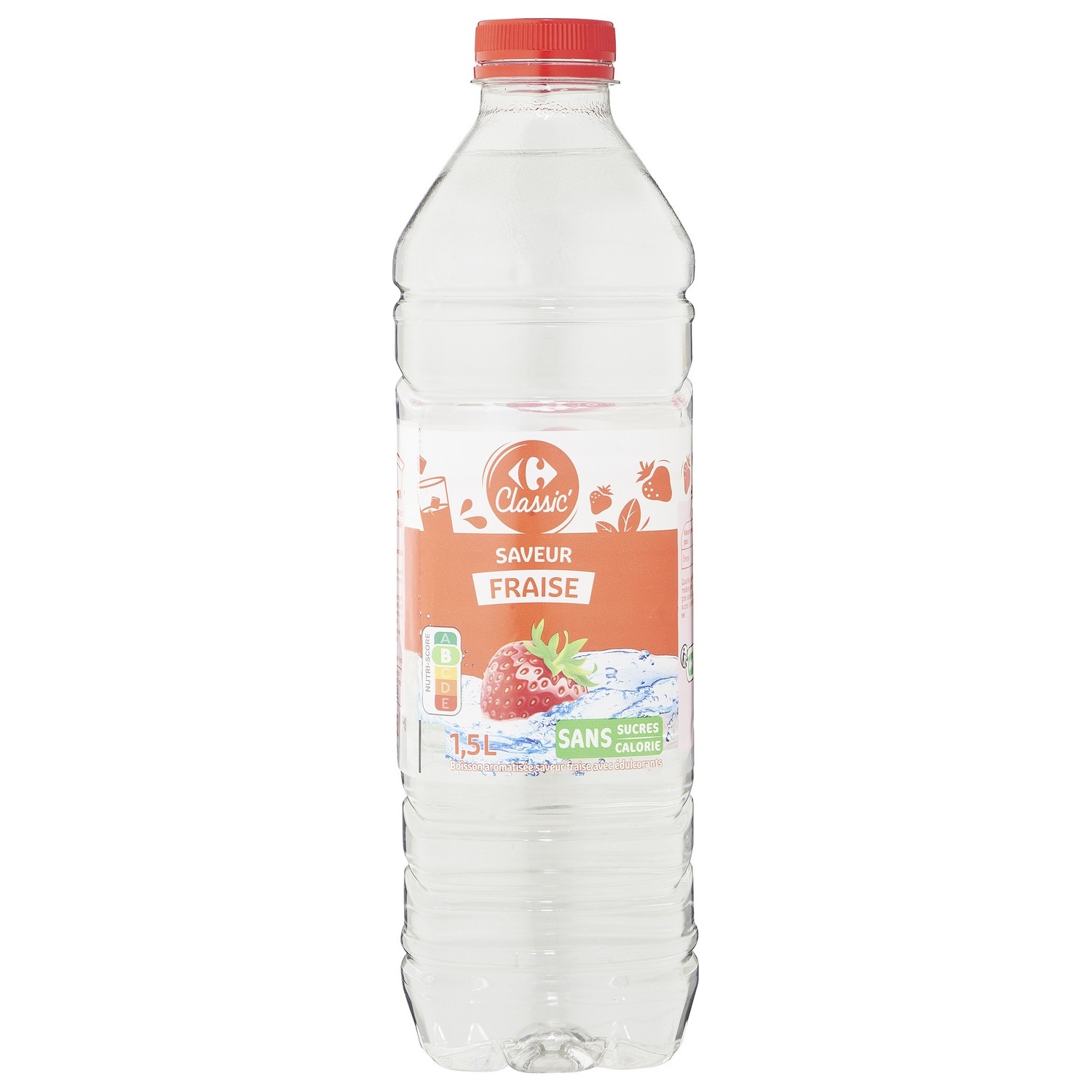 Eau saveur fraise CARREFOUR CLASSIC'