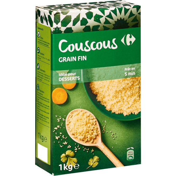 Couscous grain fin