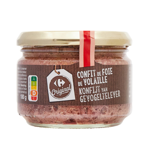 CARREFOUR ORIGINAL Confit ou Terrine code EAN 3245412479533 