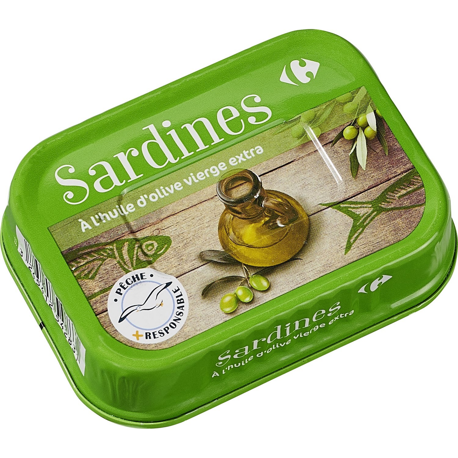 Sardines à l'huile d'olive vierge extra CARREFOUR