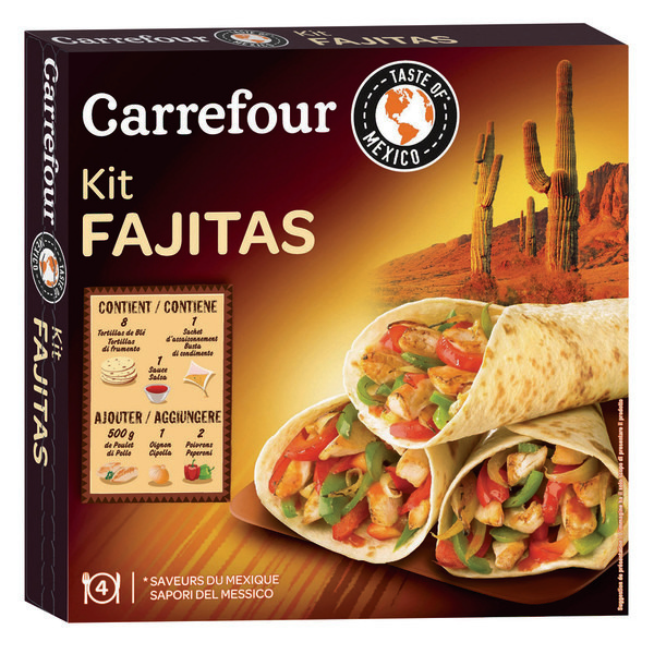 Kit pour Fajitas 3245412563041 carrefour Kit pour Fajitas 3245412563041 carrefour