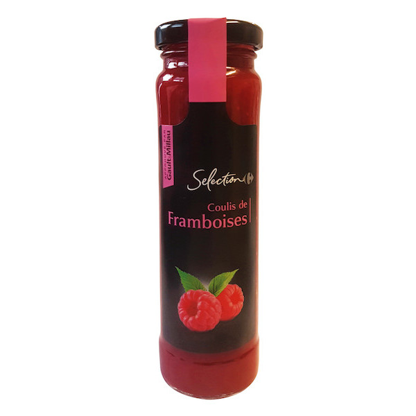 COULIS DE FRAMBOISES CARREFOUR SELECTION