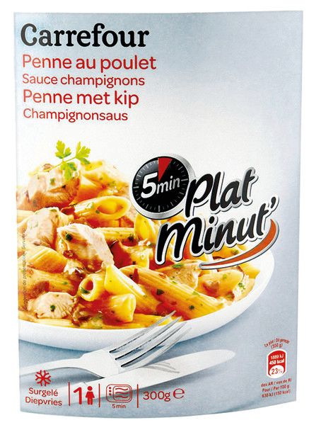 PLAT MINUT' SURGELÉ CARREFOUR