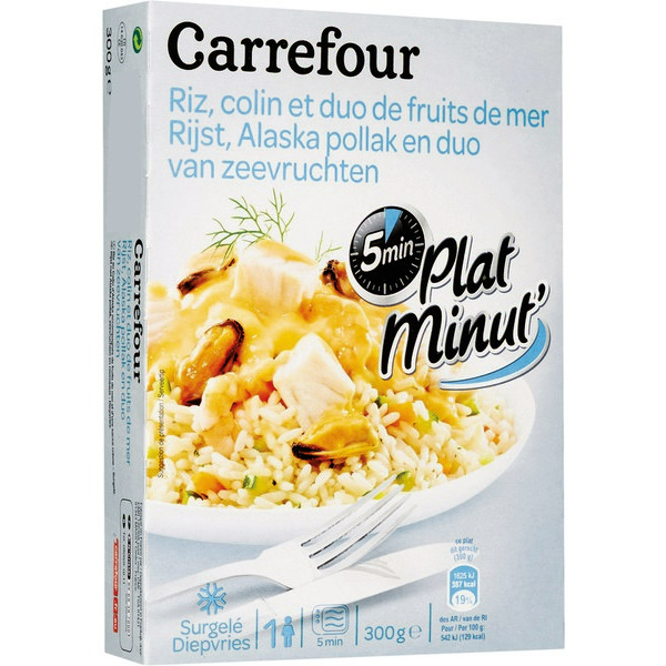 PLAT CUISINÉ SURGELÉ CARREFOUR