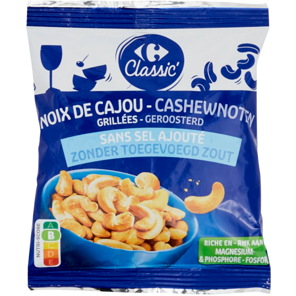 CARREFOUR CLASSIC' Noix de Cajou  code EAN 3245412901454 