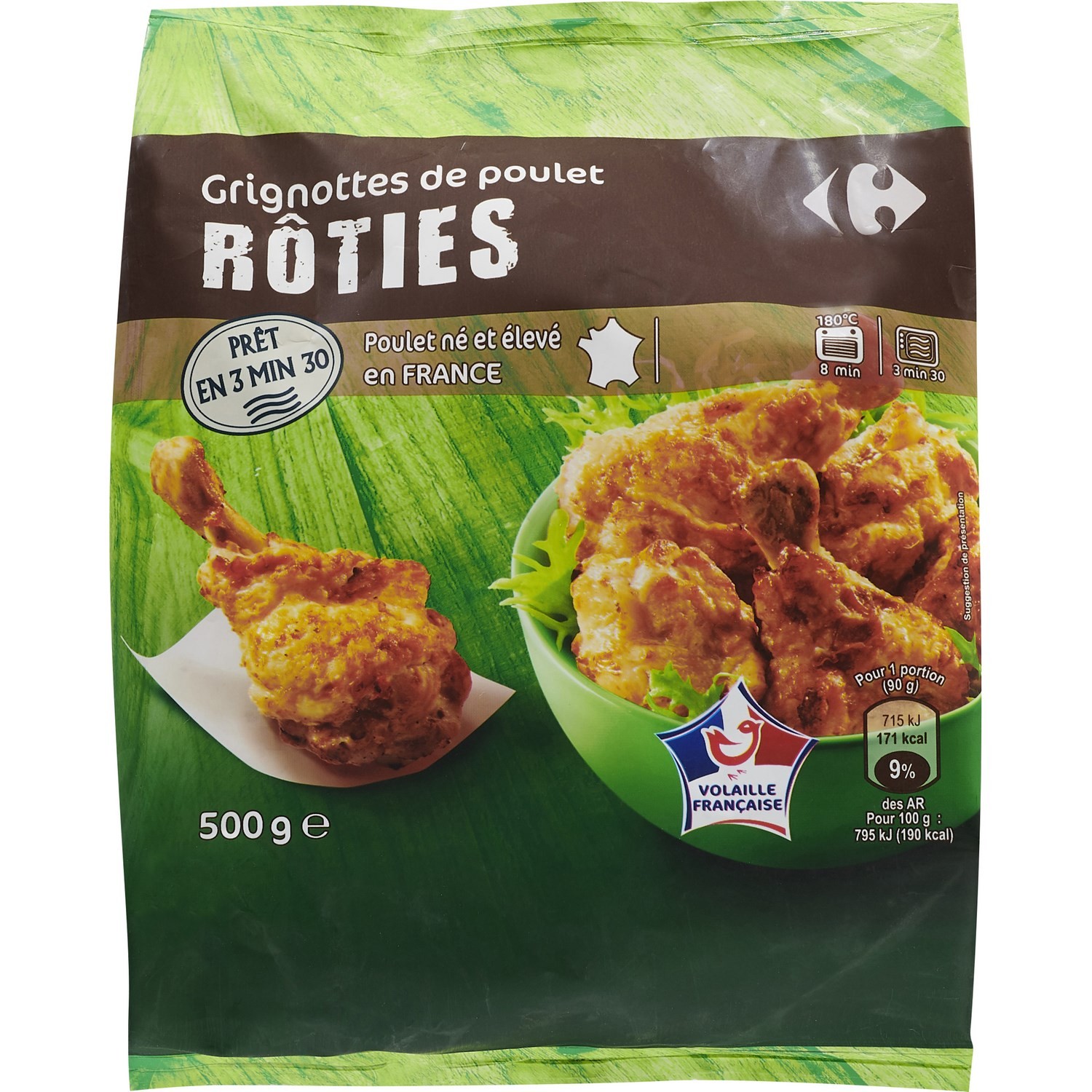 Grignottes de poulet rôties CARREFOUR