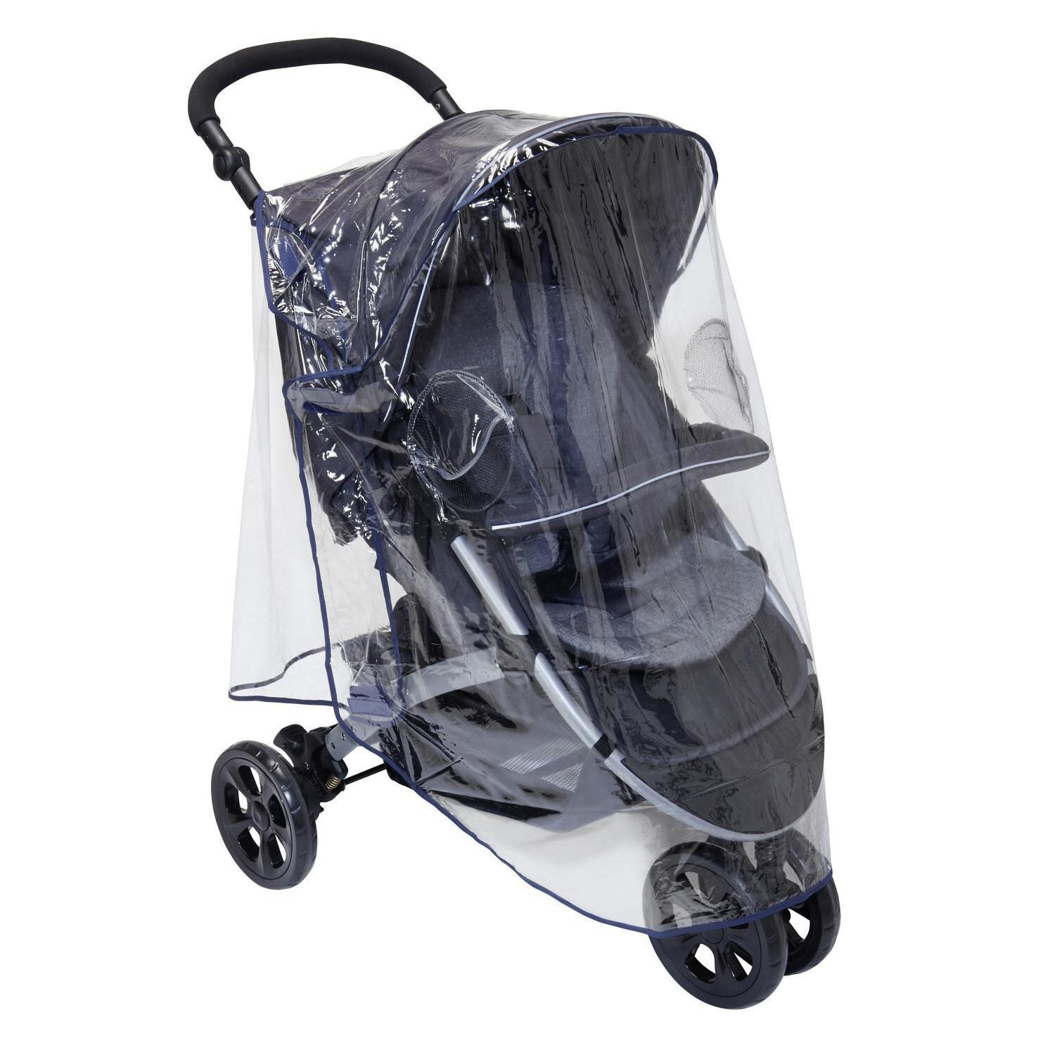 Habillage de pluie pour poussette transparent T...