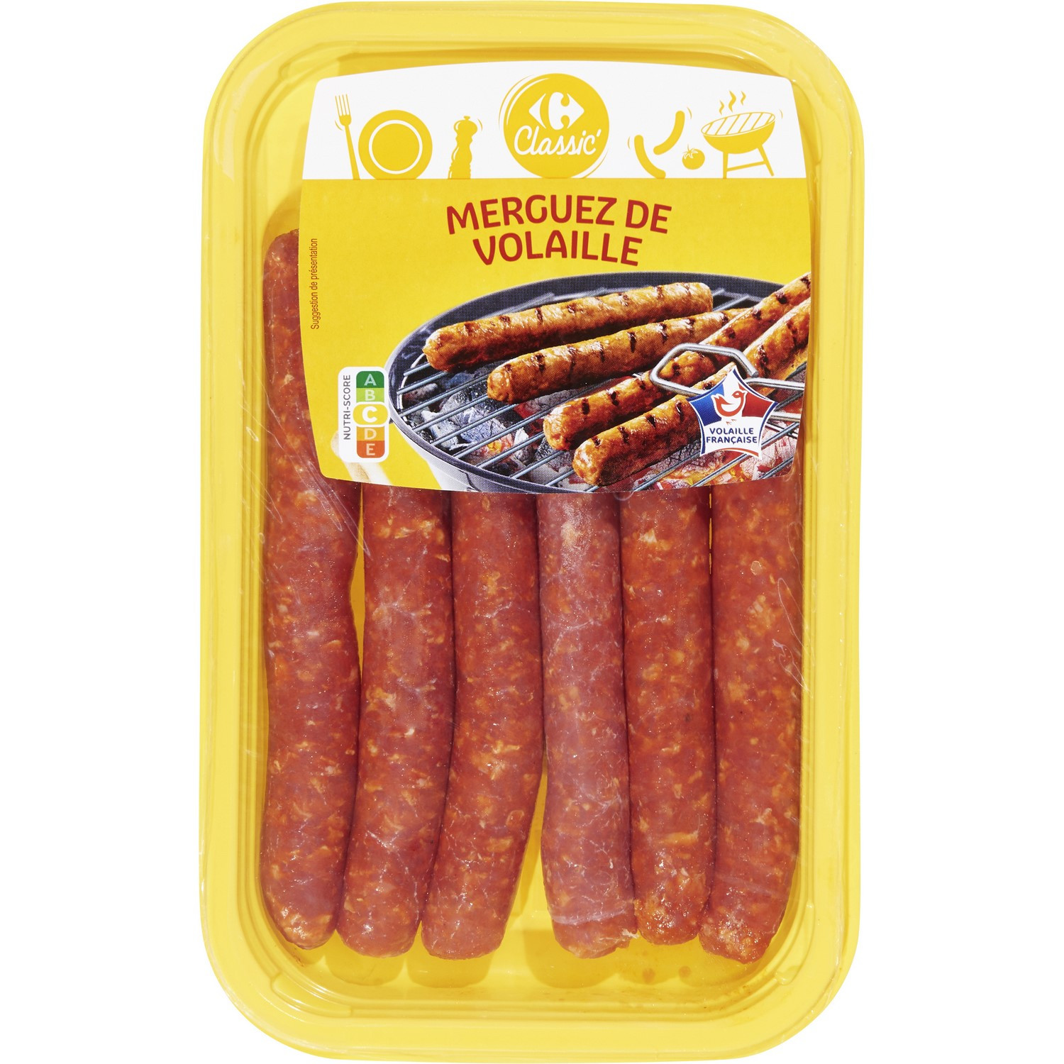 Merguez de volaille CARREFOUR CLASSIC'