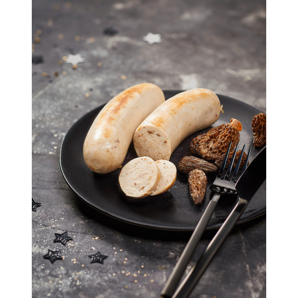 Boudin blanc aux morilles 3% à l'ancienne CARRE...