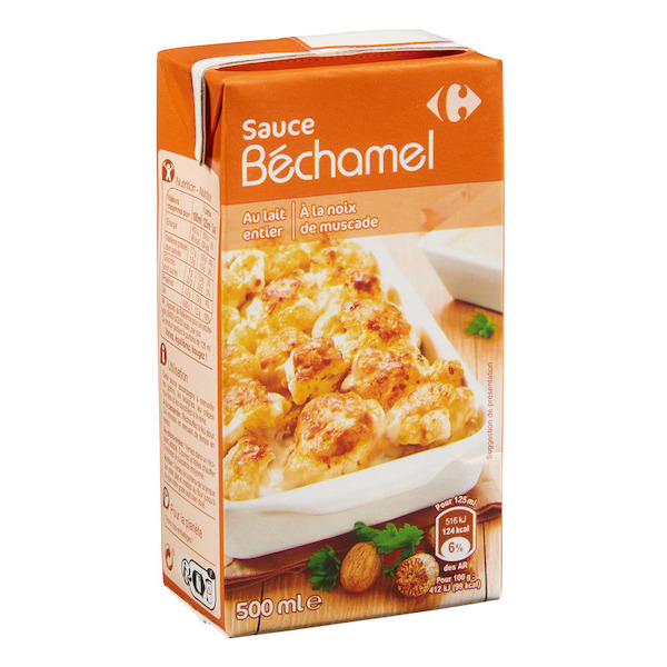 carrefour Sauce béchamel code EAN 3245413820297 