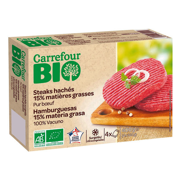 Steaks hachés surgelés
