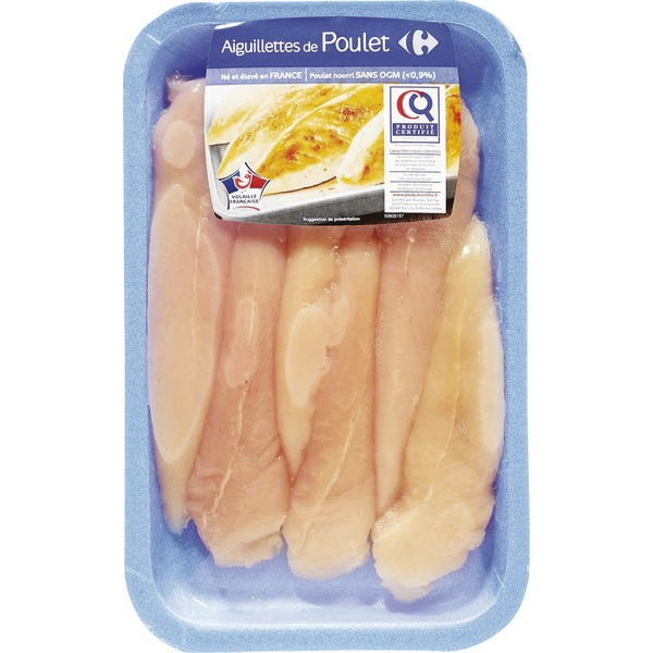 AIGUILLETTES DE POULET CARREFOUR