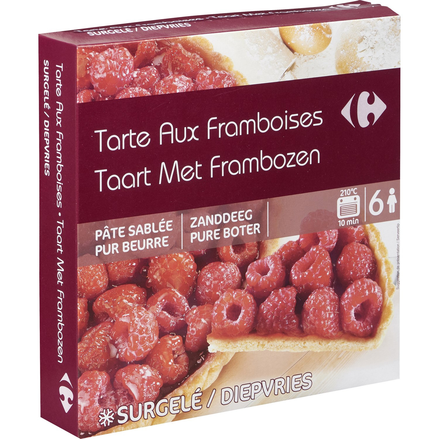 Tarte framboises CARREFOUR