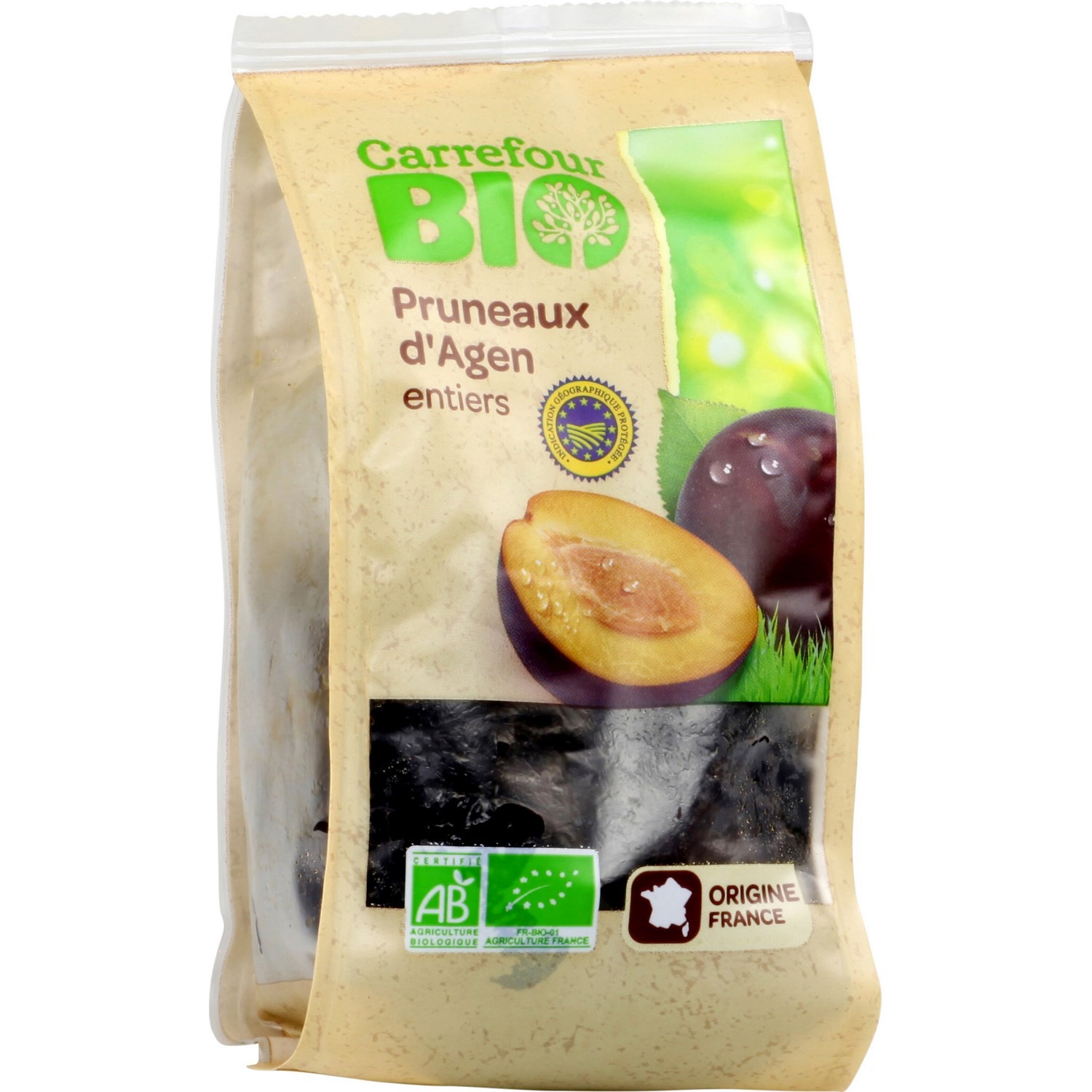 Pruneaux d'Agen entiers Bio CARREFOUR BIO