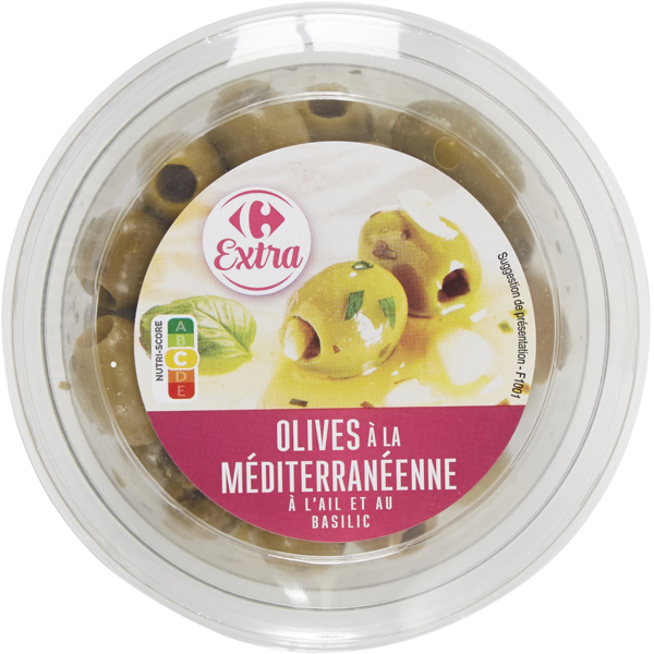 Olives vertes dénoyautées 3245414113190 CARREFOUR