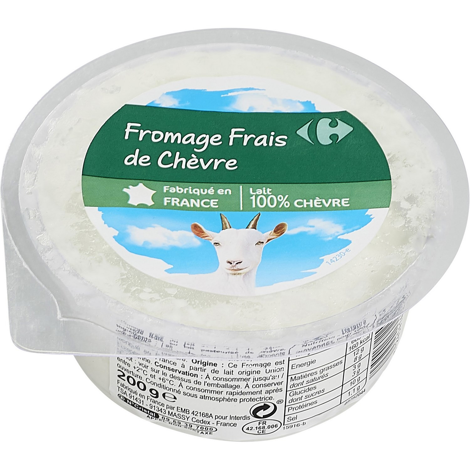 Fromage de Chèvre Frais CARREFOUR