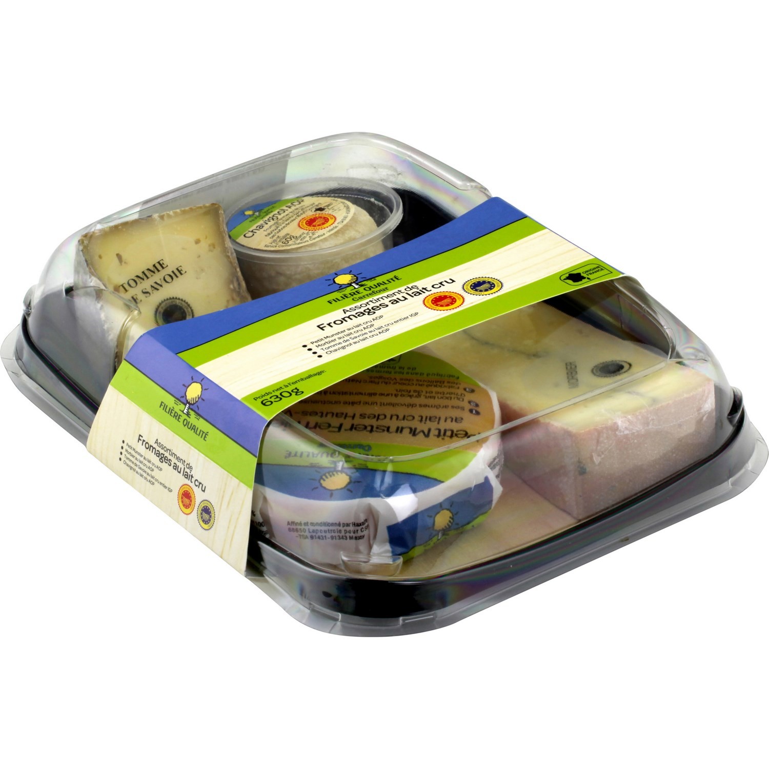 Plateau de fromages assortiment IGP FILIERE QUA...
