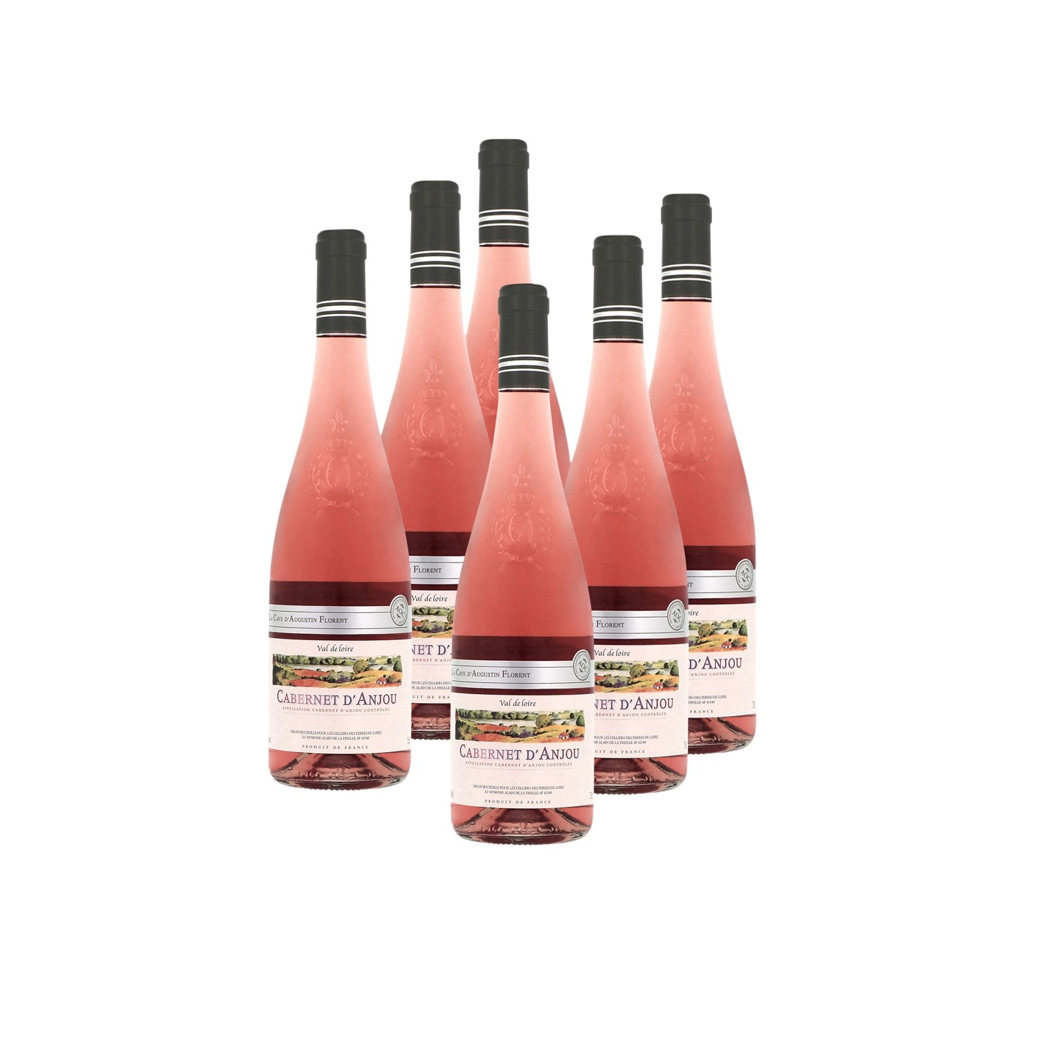 Vin rosé Val de Loire Cabernet d'Anjou Cabernet...