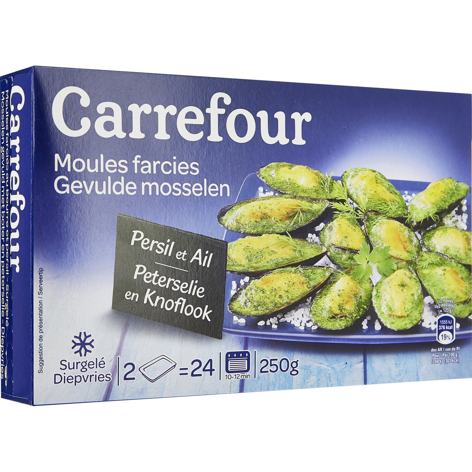 Moules farcies persil et ail CARREFOUR
