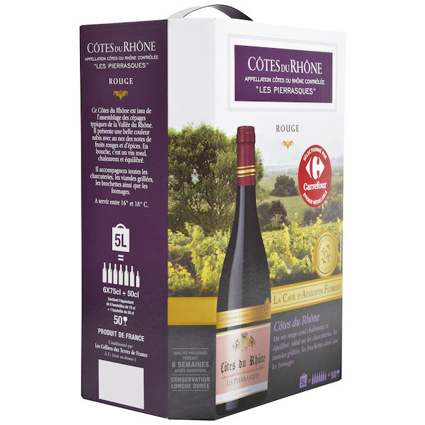 la-cave-d-augustin-florent-les-pierrasques A.O.P. Côtes-du-Rhône Rouge 3245414777880 (3245414777880)