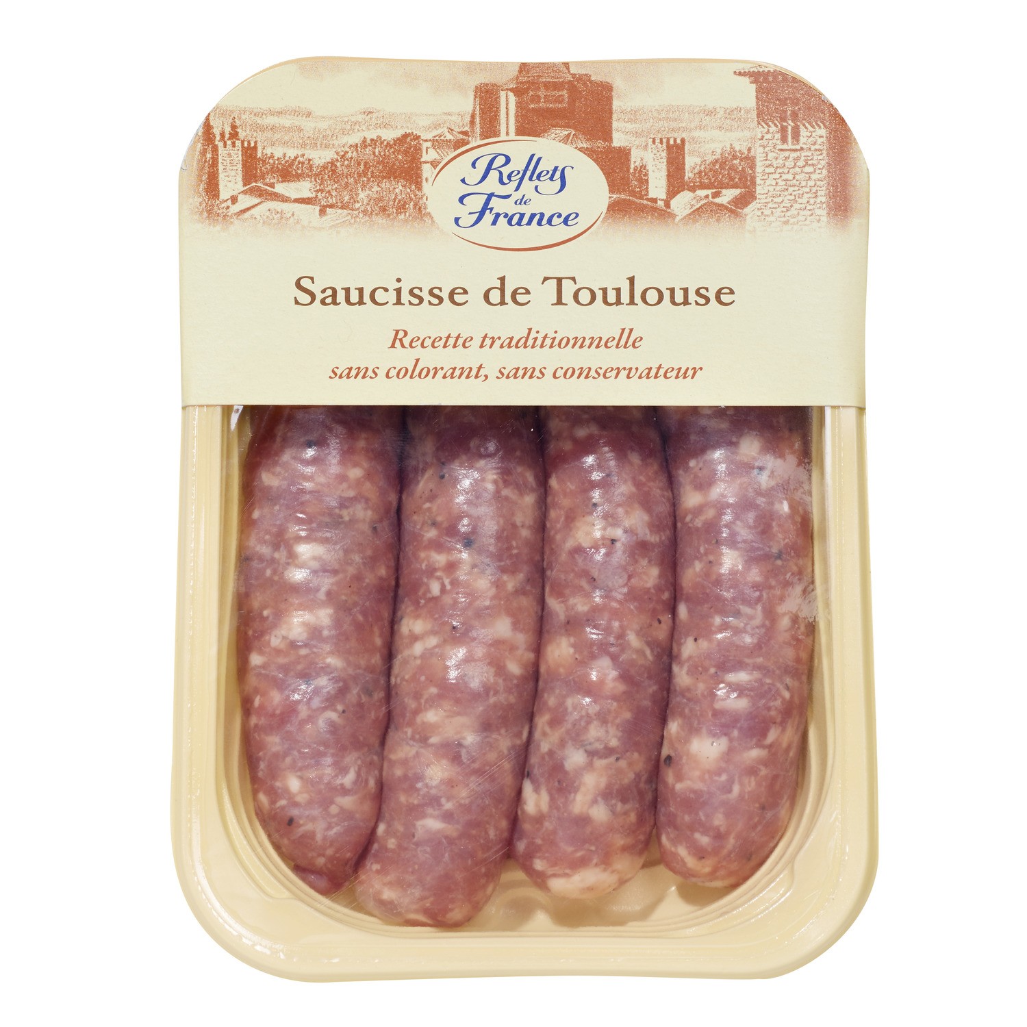 Saucisses de Toulouse traditionnelles REFLETS D...