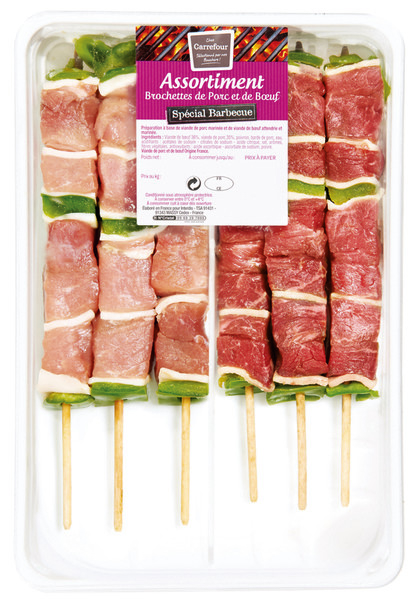 ASSORTIMENT DE 6 BROCHETTES CARREFOUR 3245415565288 (3245415565288)