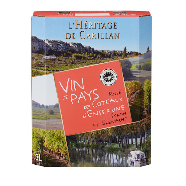 L’HÉRITAGE DE CARILLAN Vin de Pays de la Cité de Carcassonne code EAN 3245415707282 