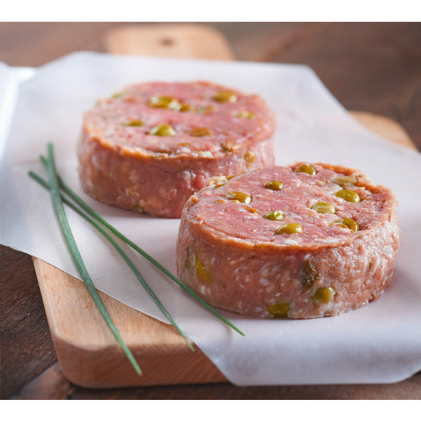 2 palets de boeuf et légumes verts CARREFOUR