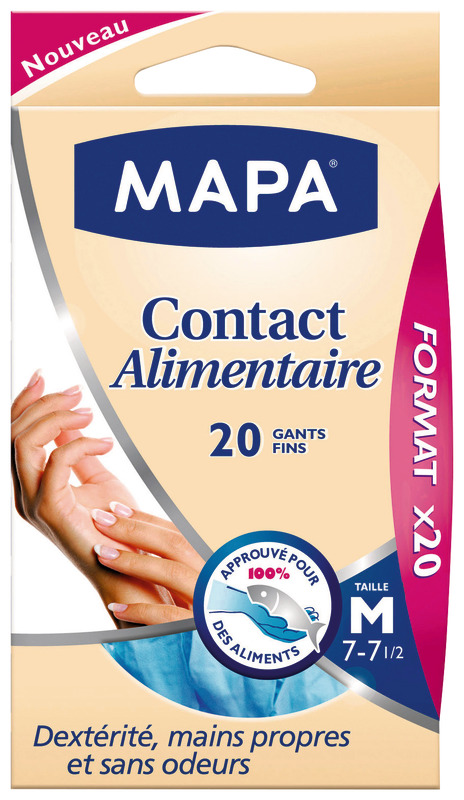 GANT CONTACT ALIMENTAIRE X20 TS MAPA