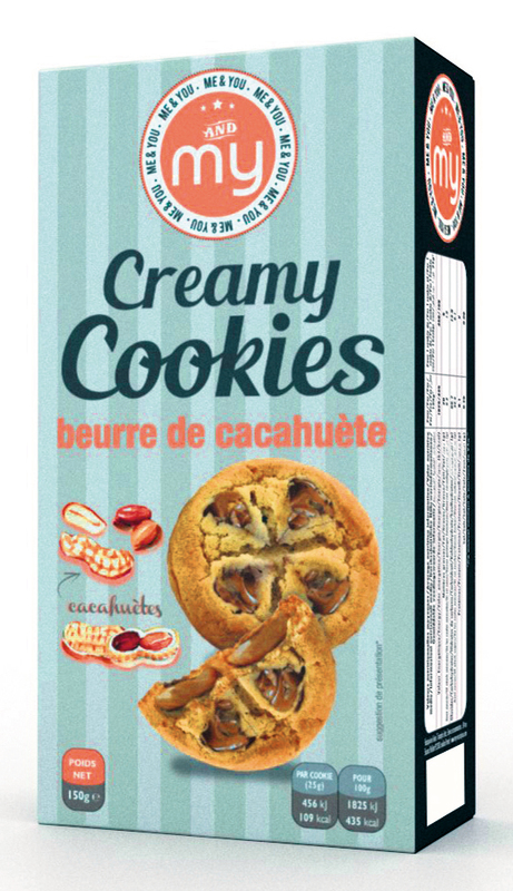 MY CREAMY COOKIES BEURRE DE CACAHUÈTE MY code EAN 3245550080240 