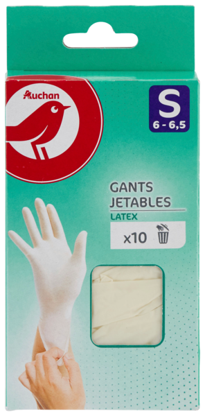  Gants Fins En Latex Auchan code EAN 3245678133644 