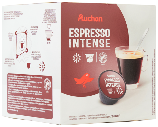  Capsule Espresso Intense Auchan code EAN 3245678151648 