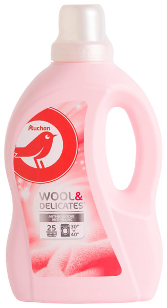 LESSIVE LIQUIDE LAINE ET LINGE DÉLICAT AUCHAN