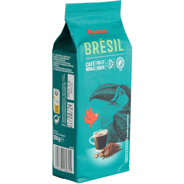  Café Moulu Brésil Auchan code EAN 3245678169315 