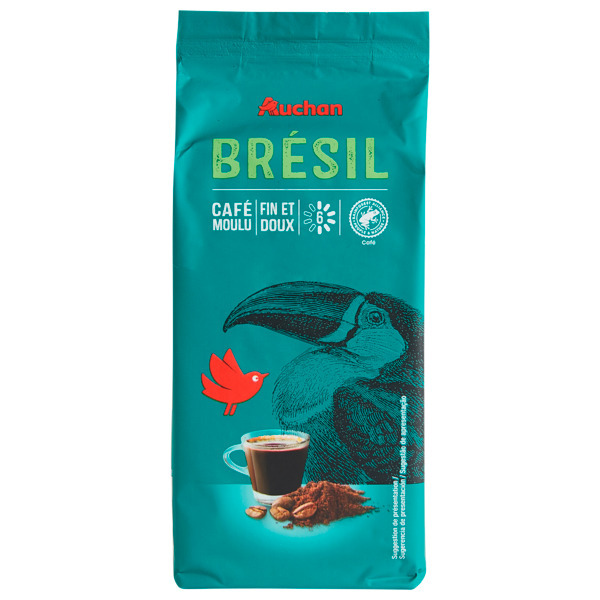  Café Moulu Brésil Auchan code EAN 3245678169421 