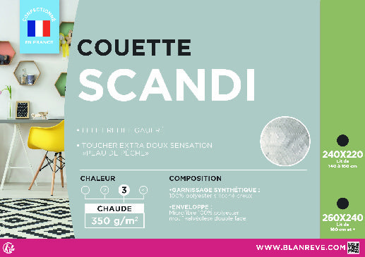 COUETTE EXTRA DOUCE 240 X 220 CM