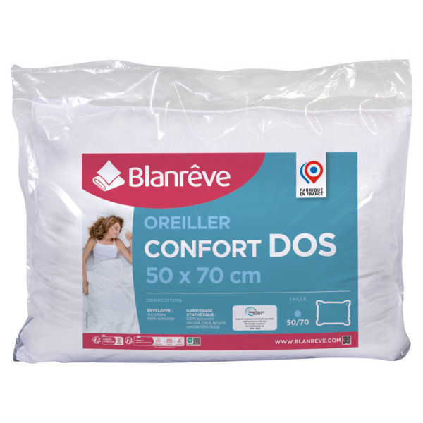  Oreiller Confort Dos Blanrêve  code EAN 3245841710641 