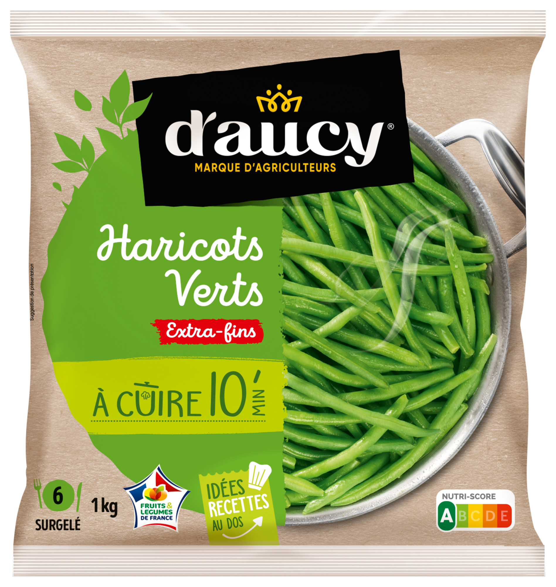 Haricots verts extra-fins surgelés