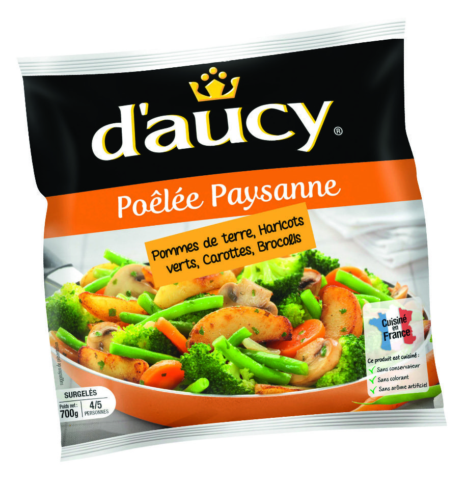  POÊLÉE DE LÉGUMES SURGELÉE “D’AUCY” code EAN 3248451089466 