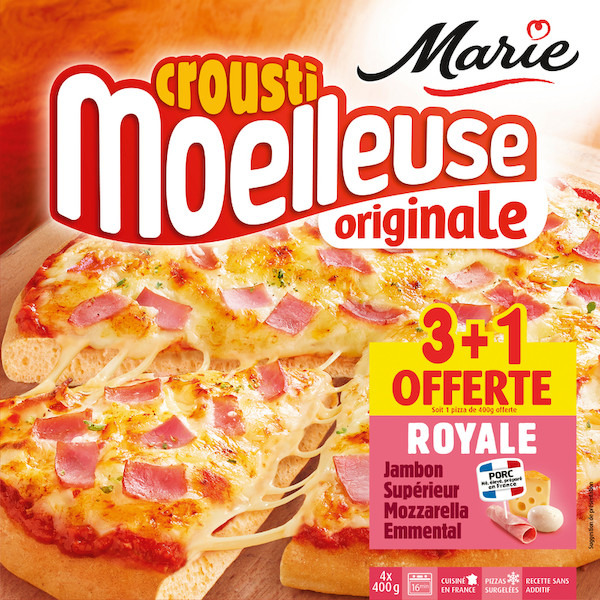 Pizza Crousti Moelleuse surgelée