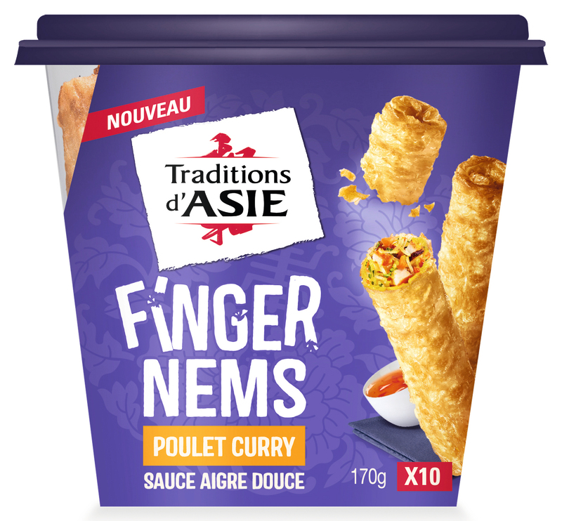 FINGER NEMS POULET CURRY TRADITION D'ASIE