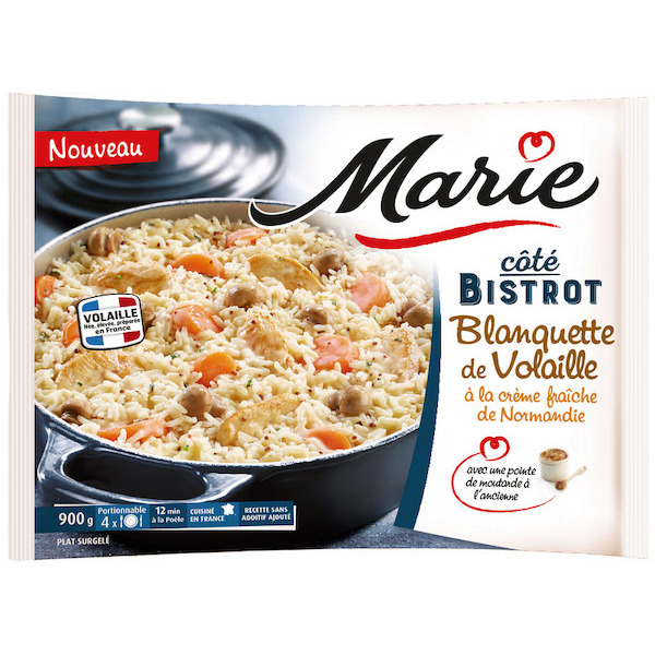 Plat cuisiné surgelé