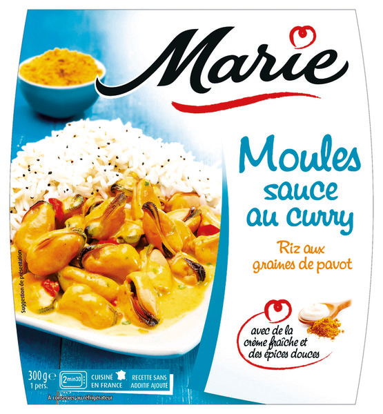 MOULES SAUCE AU CURRY MARIE