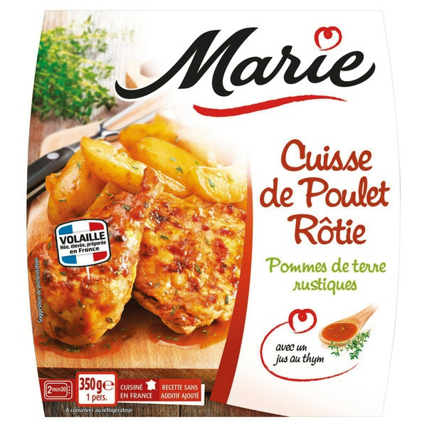 CUISSE DE POULET RÔTIE MARIE