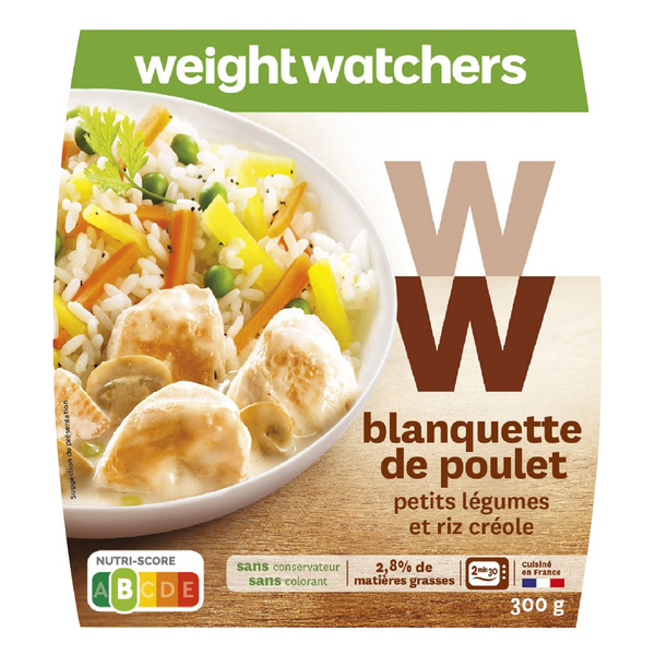 WEIGHT WATCHERS Plat préparé micro-ondable code EAN 3248830691013 