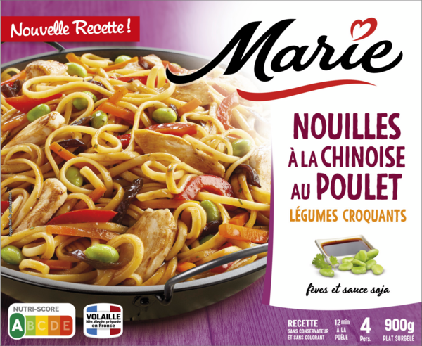 MARIE Nouilles À La Chinoise Au Poulet Surgelées Marie code EAN 3248830770718 